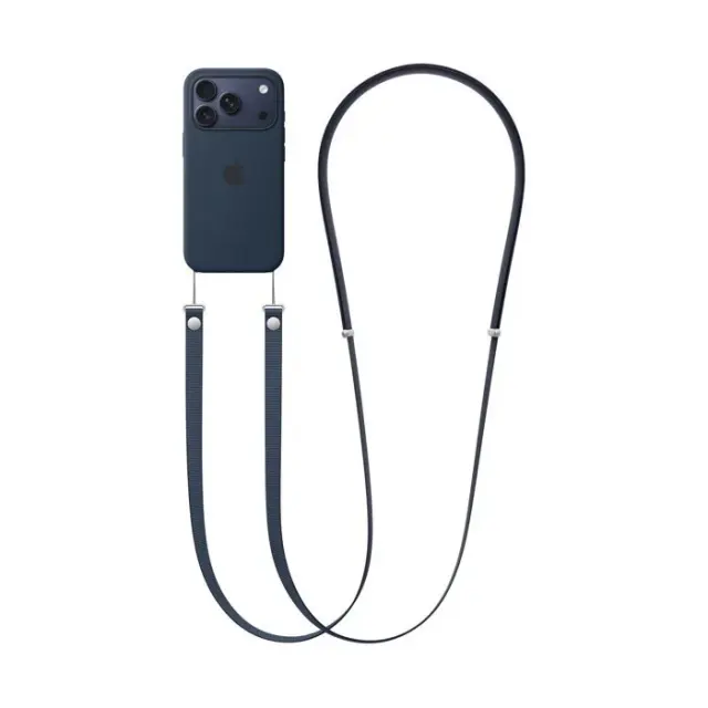 Apple MGGG4ZM/A Crossbody Strap Λουράκι Λαιμού για Κινητά Blue