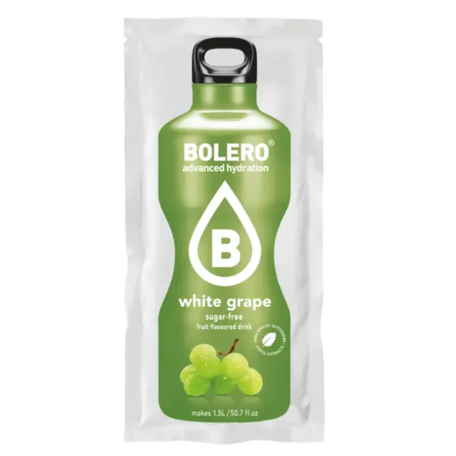 Bolero White Grape Flavoured Drink Mix Powder 9gr