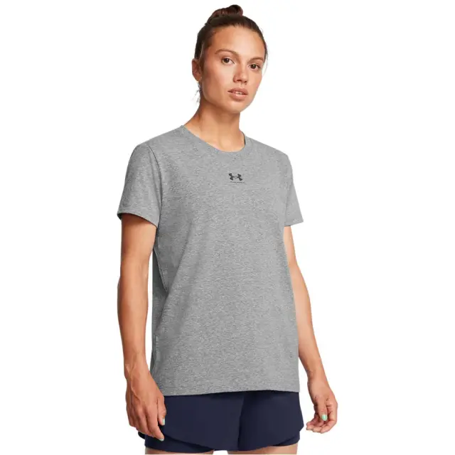 Under Armour Women's Off Campus Core Shortsleeve T-Shirt Γκρι Σκούρο 1383648-025 (Under Armour) - Small