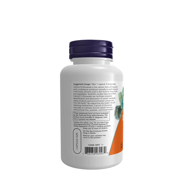 Now Foods Calcium D-Glucarate 500 mg 3