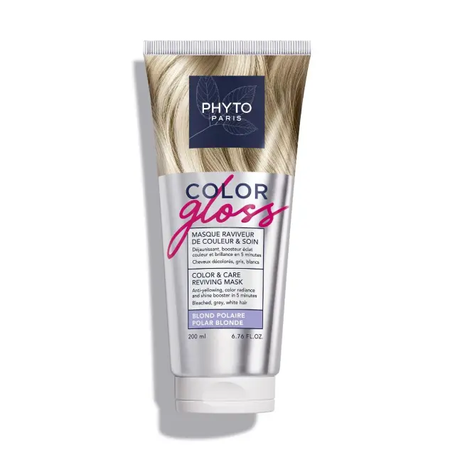 Phyto Color Gloss Μάσκα Αναζωογόνησης Χρώματος & Περιποίησης Blond Polaire (Πολικό Ξανθό – Βιολετί) 200ml