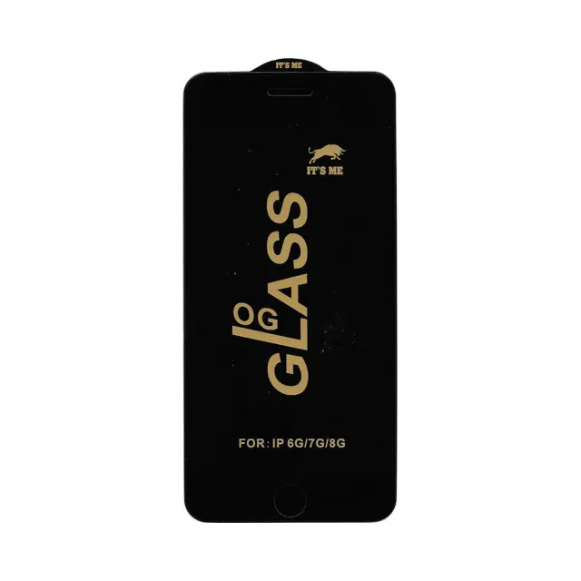 Προστατευτικό Τζάμι Οθόνης OG Full Face Tempered Glass Apple iPhone 6 / 6s / 7 / 8 / SE 2020 / SE 2022 Μαύρο