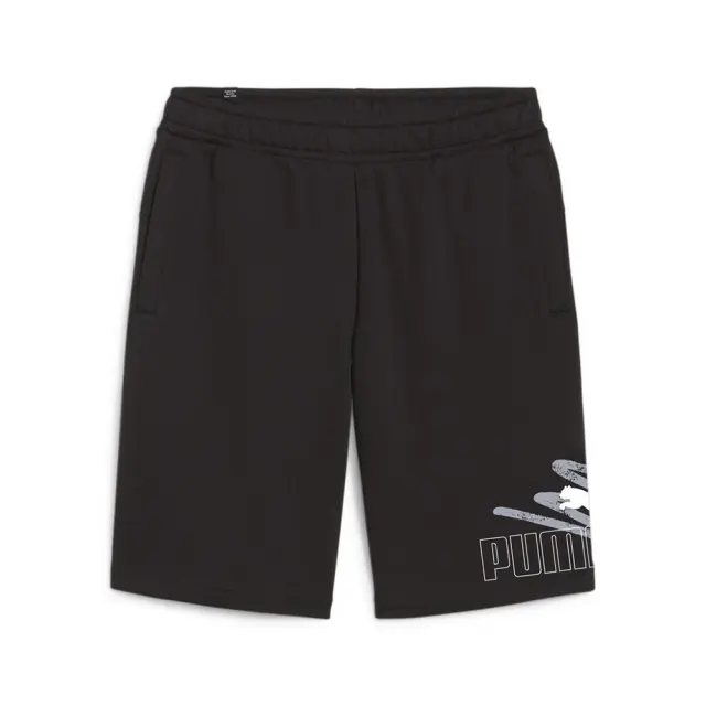 Puma Logo Lab Graphic Short (678989-01) - Μαύρο - XXL