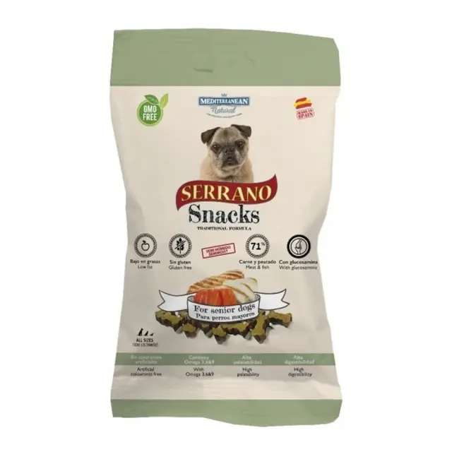 Mediterranean Serrano Snacks Senior Λιχουδιά για Σκύλους 100gr Μονόχρωμο