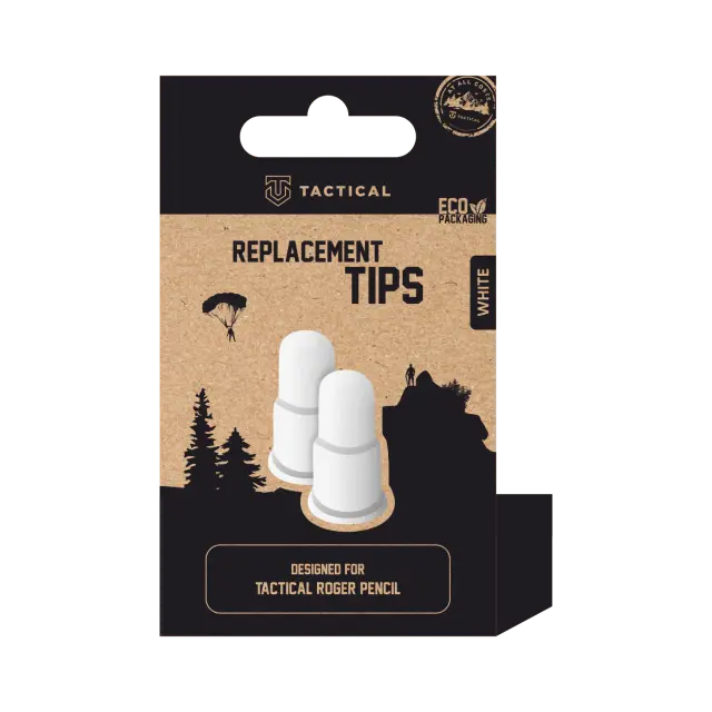 Tactical Roger Pencil Tips White 2
