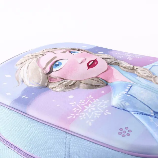 Disney Frozen 3D Σχολική Τσάντα Πλάτης Δημοτικού Μπλε 31 x 25 x 10 cm Μπλε 2