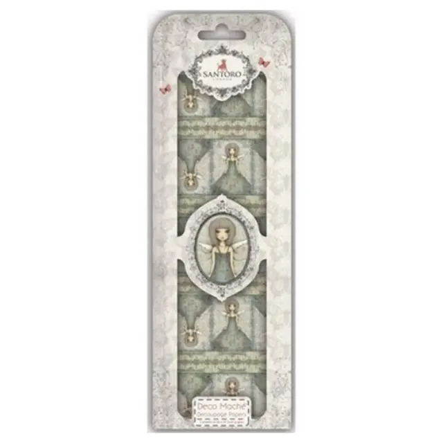 Χαρτιά Decoupage Santoro Mirabelle- σετ 3τεμ