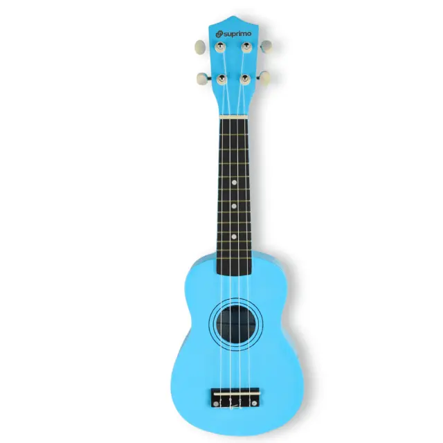 SUPRIMO UK21 LB soprano ukulele 21” blue wooden for children learning to play