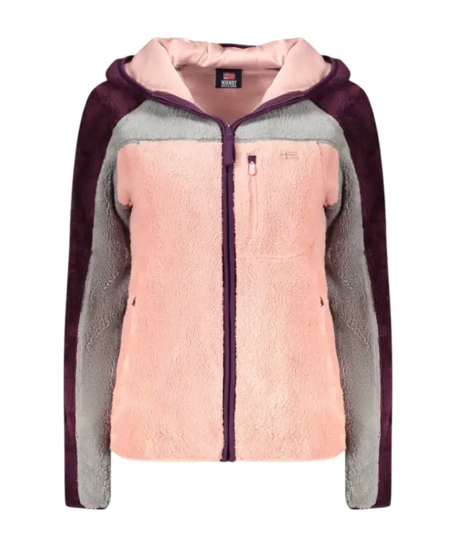 Norway Nautical School - Γυναικεία Ζακέτα Φούτερ Fleece 849904-ROSANTI Ροζ - XL