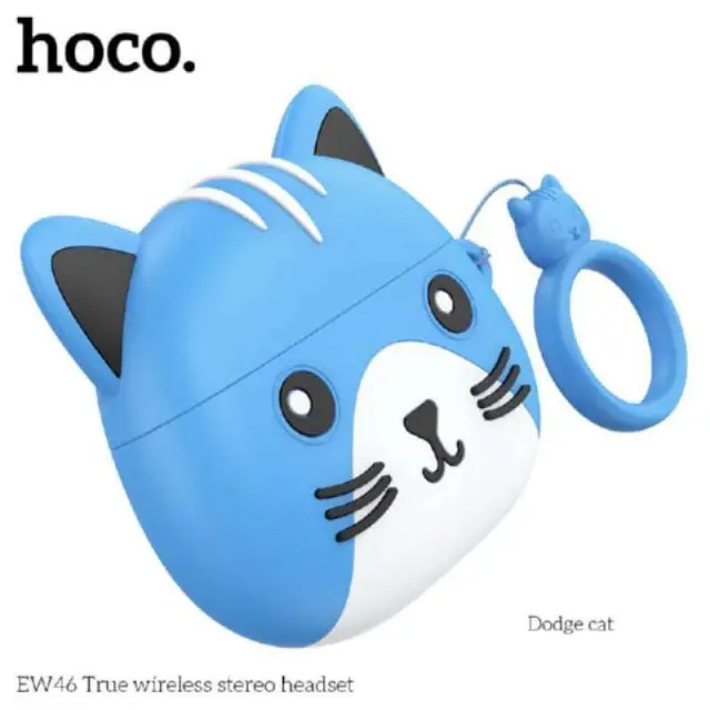 Ασύρματα ακουστικά EW46 HOCO με θήκη ΜΠΛΕ