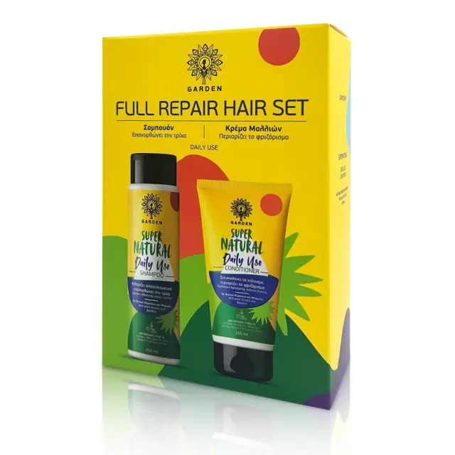 Garden Full Repair Hair Set Daily Use Shampoo 250 ml + Conditioner 150 ml