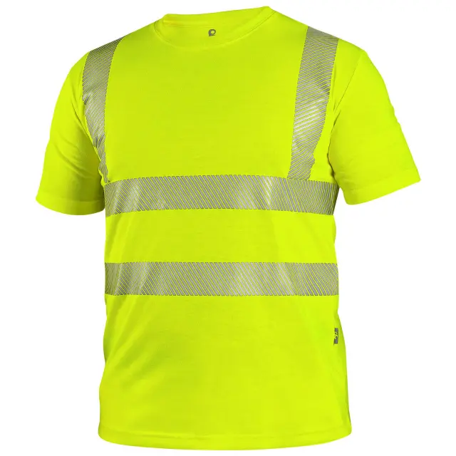 Μπλουζάκι Εργασίας Ανακλαστικό CXS Bangor yellow - 2XL