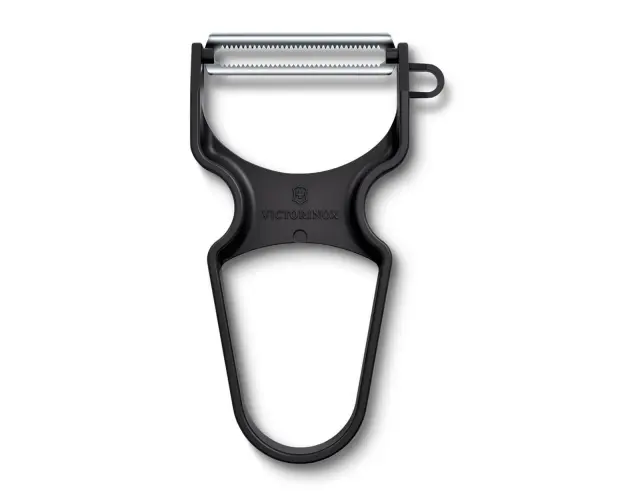 Αποφλοιωτής πέταλο Victorinox Rapid με διπλή οδοντωτή λεπίδα - Black6.0933.3