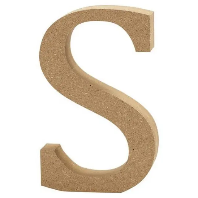 Γράμμα βάσης Mdf 13cm, πάχος 2cm - S