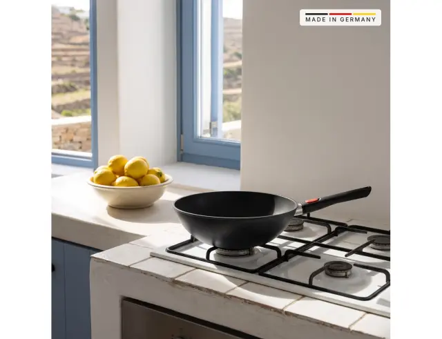 Τηγάνι Wok Woll Eco Lite QXR με αντικολλητική επίστρωση, αποσπώμενη λαβή και διάμετρο 30cm11030ELI-Q