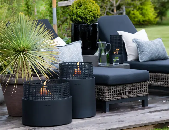 Επιδαπέδια Εστία Φωτιάς Plettenberg Tenderflame με διάρκεια καύσης 3 - 4 ώρες, χωρητικότητα δεξαμενής 1000ml και διαστάσεις 50x41cm - Black TF-600007