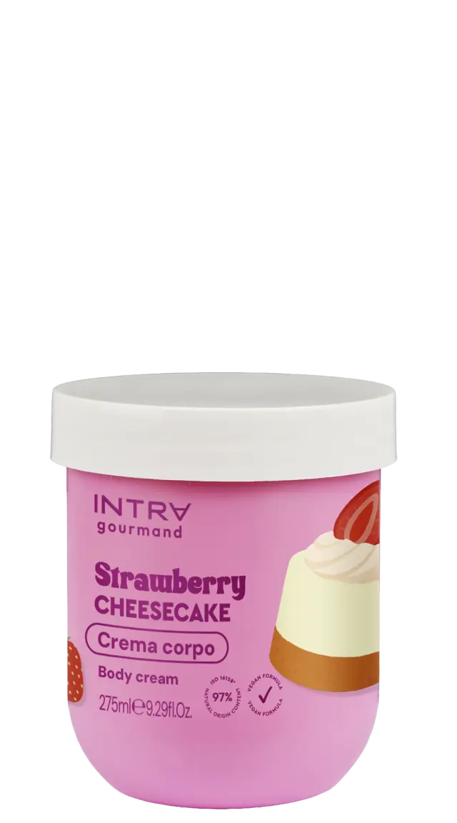 Intra Gourmand Strawberry Cheesecake Τσιζκέικ Φράουλα Κρέμα Σώματος, 275ml