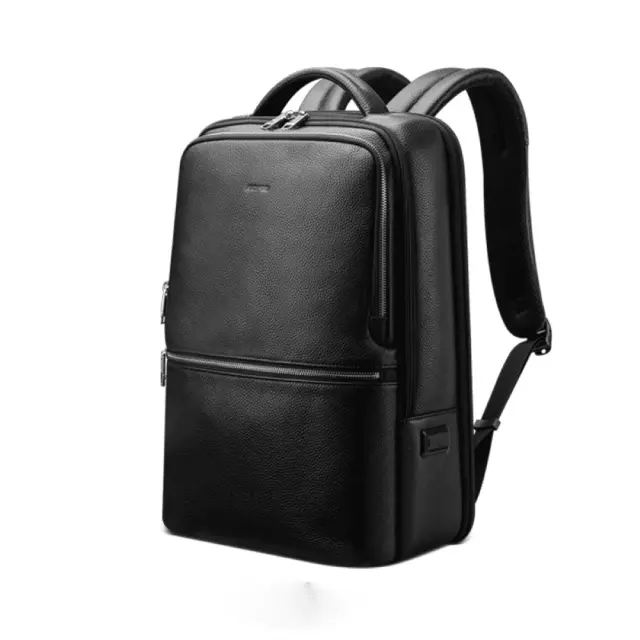 Δερμάτινο Σακίδιο πλάτης Αντικλεπτικό 24L Laptop 15,6 Bopai 61-69711 μαύρο - One Size