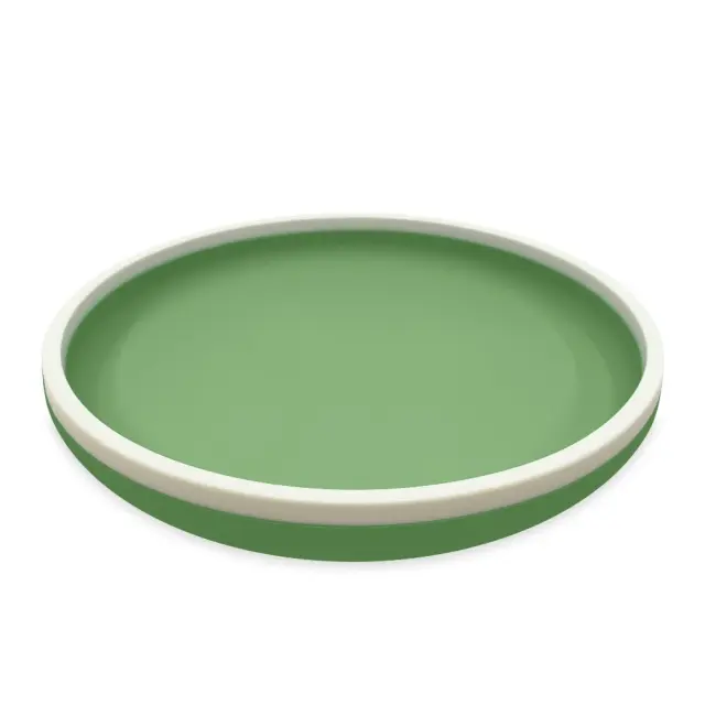 Πιάτο Σιλικόνης 18 cm - Πράσινο - Smikkels Baby Oliver