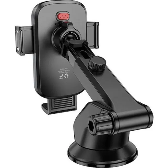 Car phone holder Hoco windshield / dashboard H79 black and gray 2