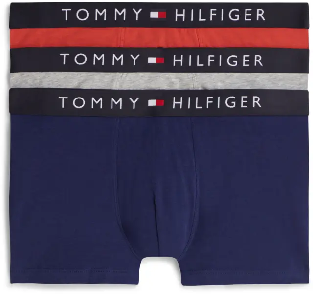 Tommy Hilfiger 3-Pack TH Original Logo Waistband Trunks σετ ανδρικό μπόξερ UM0UM03900-3