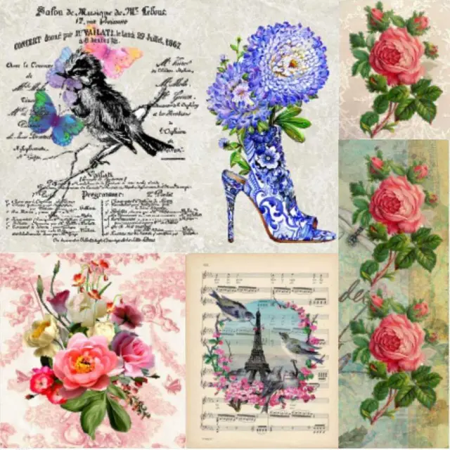 Artebella Αυτοκόλλητο Χαρτί Ντεκουπάζ Mixart Transfer 25x25cm 6005V