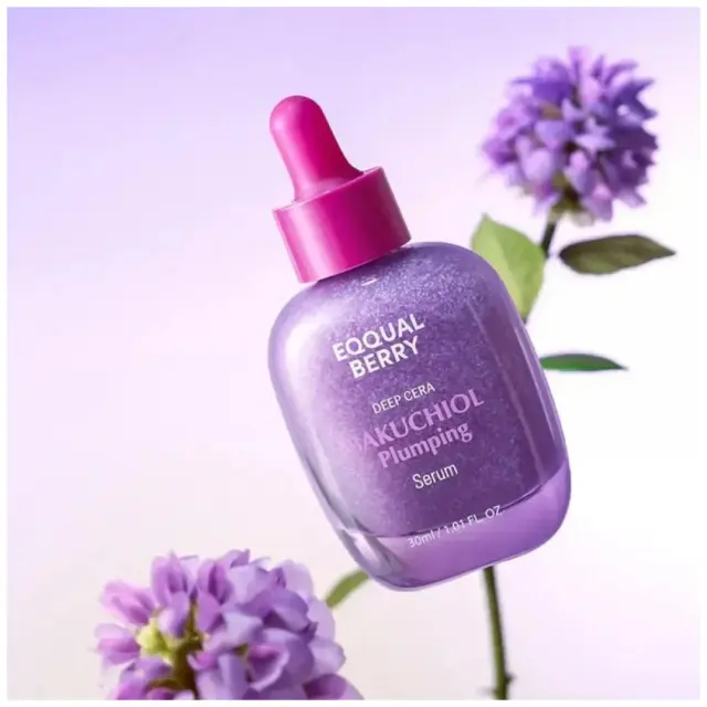 Eqqualberry Bakuchiol Plumping Αντιγηραντικό Serum Προσώπου με Bakuchiol & Ρετινόλη για Σύσφιξη 30ml 2
