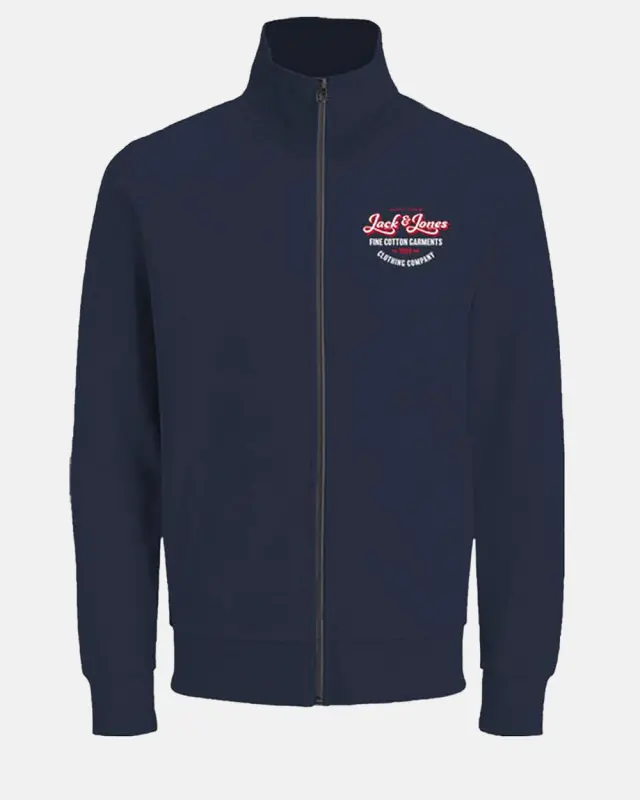 JACK & JONES JJANDY SWEAT ZIP HIGH NECK #282d3c