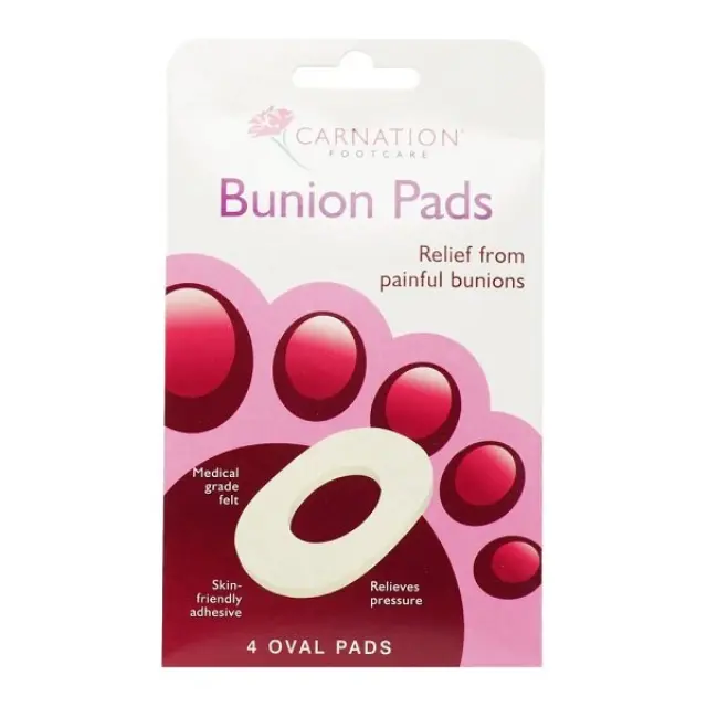 Carnation | Bunion Pads| Αυτοκόλλητα Προστατευτικά για τα Δάκτυλα των Ποδιών (για Κότσι) | 4τεμ