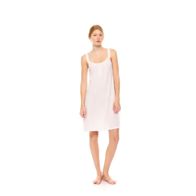 Νυχτικό Γυναικείο S1443 Soft Pink Stripe Τύπος Pink Label - XXL