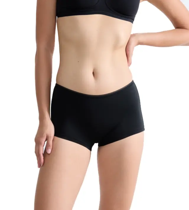 Sloggi Γυναικείο Εσώρουχο Feel Sensational Short 02, Χρώμα Μαύρο