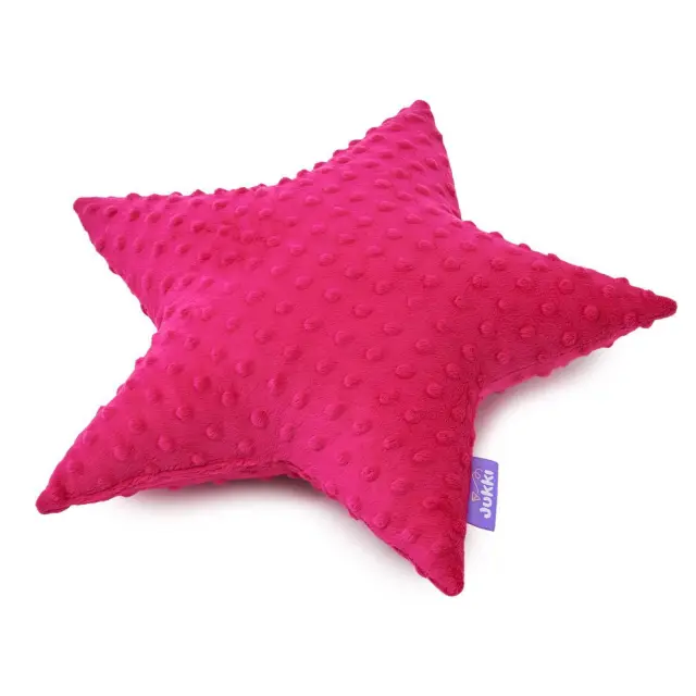 Μαξιλαρι Διακοσμητικό 40x40cm Minky Fuchsia Star 5907534750614 2