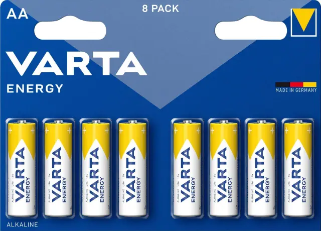Varta Energy AA 1.5V αλκαλικές μπαταρίες 8τμχ