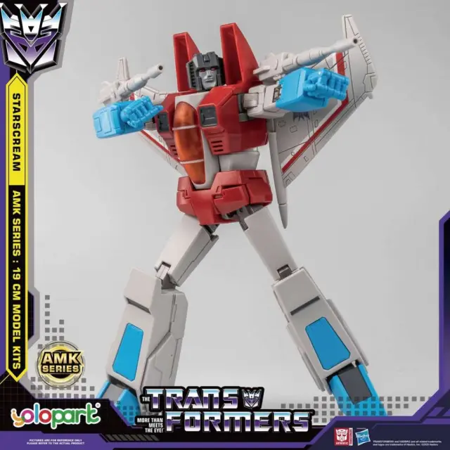 Yolopark Transformers Generation One: Starscream Model Kit 19cm 2