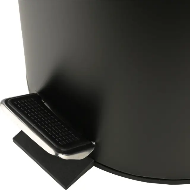 Estia Classic Μεταλλικό Καλαθάκι Μπάνιου 5lt Black Matt 3