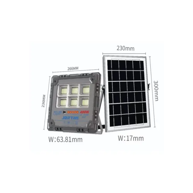 ΗΛΙΑΚΟΣ ΠΡΟΒΟΛΕΑΣ JORTAN 400W JT-18400-XM400W