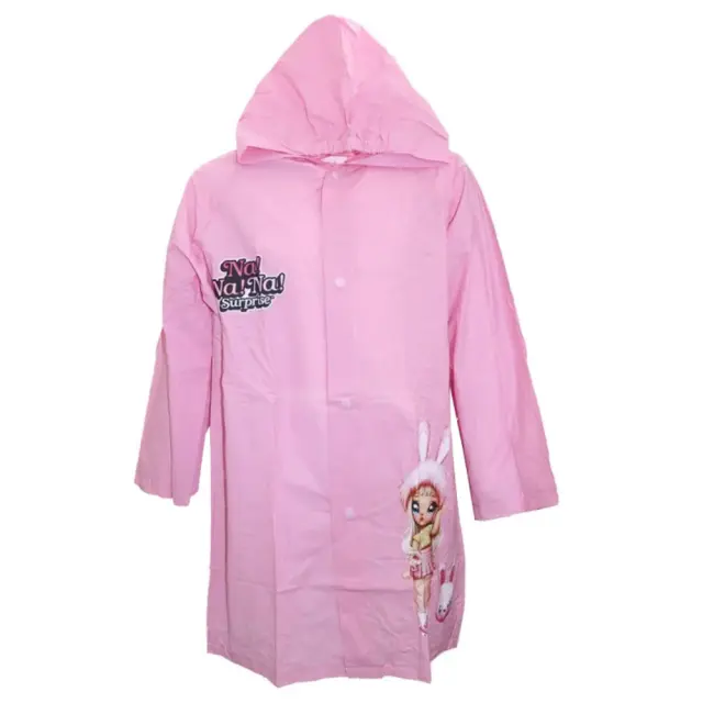 Αδιάβροχο Raincoat Παιδικό με Κουκούλα Pink Nanana 8110023 - 6-7Y (116-122cm)