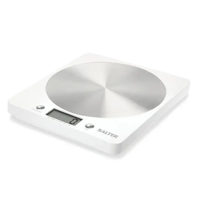 Salter Disc Ηλεκτρονική Ψηφιακή Ζυγαριά Κουζίνας 5kg White