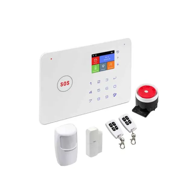 Wi-Fi + GSM Σύστημα Συναγερμού Ασφαλείας με Οθόνη Αφής & Τηλεχειριστήρια - Security alarm system 201021 3