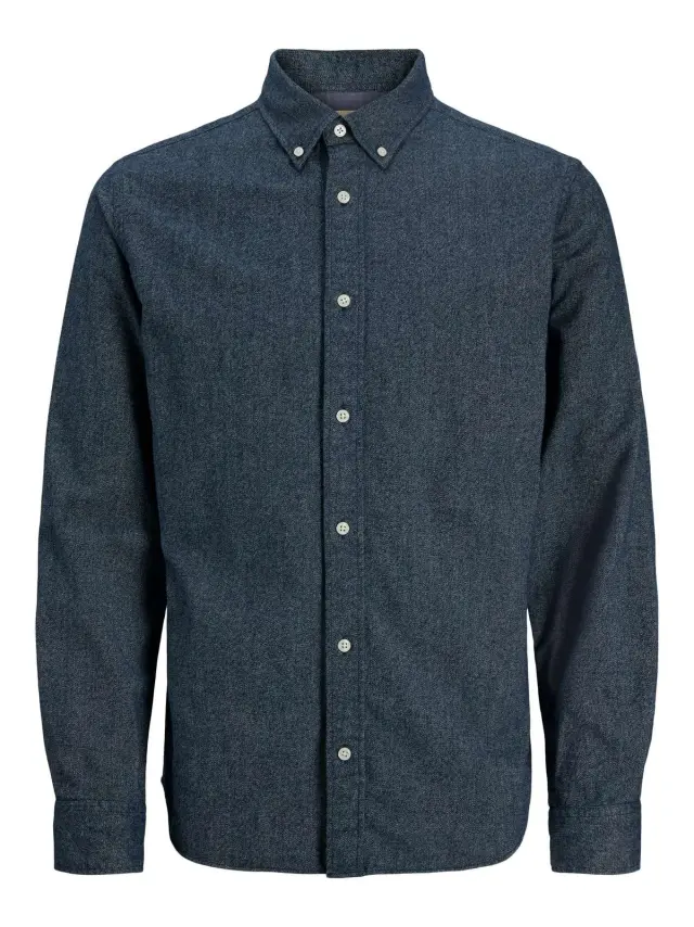 JPRBLUBARKLEY FLANNEL X-MAS L/S SHIRT CH Dark Navy