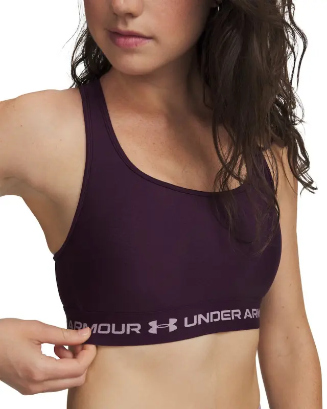 Under Armour Women's Crossback Mid Bra Βιολετί 1361034-526 (Under Armour) - XLarge
