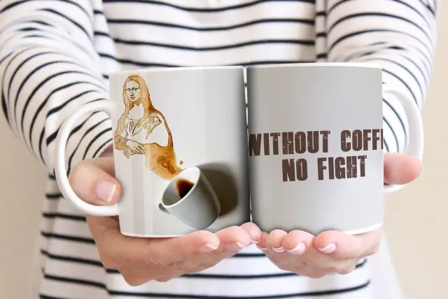 Κούπα COFFEE 1Κούπα κεραμική 330ml λευκη με συσκευασία δώρου " (COFFEE 03)