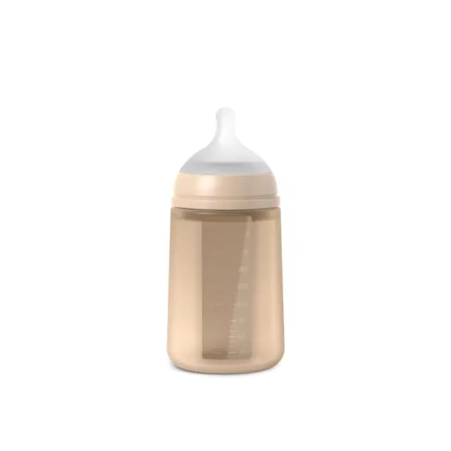 Μπιμπερό Σιλικόνης Suavinex Φυσιολογική Θηλή Sx Pro Irish Cream +3m 240ml BR79792 2