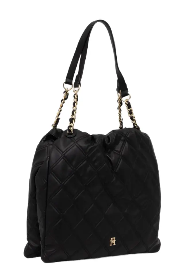 TommyHilfiger γυναικεία μεγάλη καπιτονέ τσάντα tote FEMININE TOTE AW0AW18719-1 - OS 2