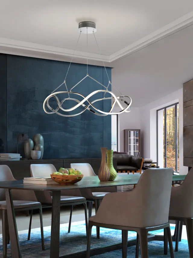 MOLLY LED LAMP Ø80 CHROME φωτιστικό κρεμαστό Χρώμιο 2