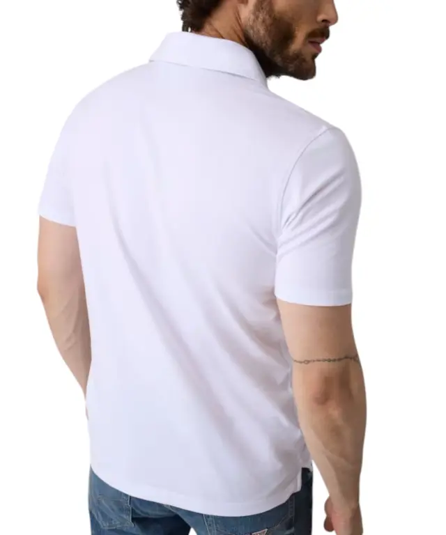Guess - Ανδρικό Polo T-shirt M6YP07K4104-G011 Λευκό 3
