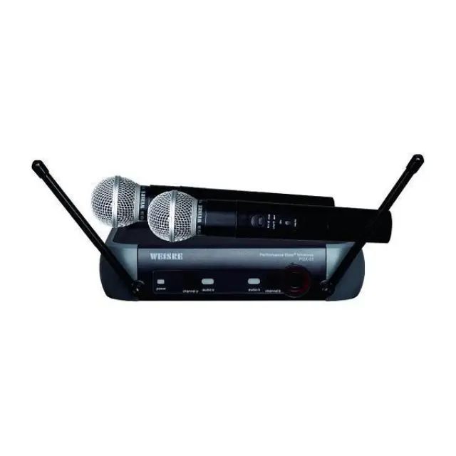 Σύστημα Karaoke με 2 Ασύρματα Μικρόφωνα PGX51 Μαύρο Χρώμα