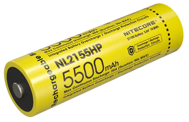 ΜΠΑΤΑΡΙΑ NITECORE 21700 / 5500mAh (τιμή τεμαχίου), NL2155HP