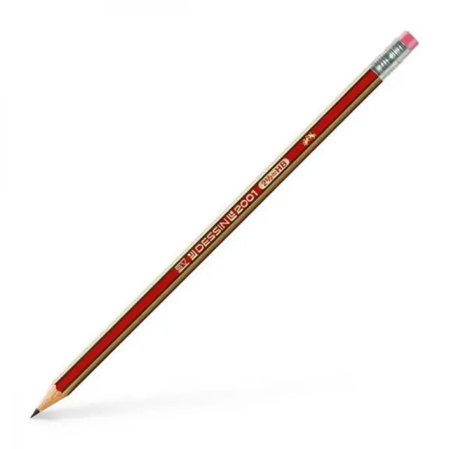 Faber-Castell Μολύβι γραφίτη DESSIN με γόμα ΗΒ (112100) (FAB112100) FABER CASTELL