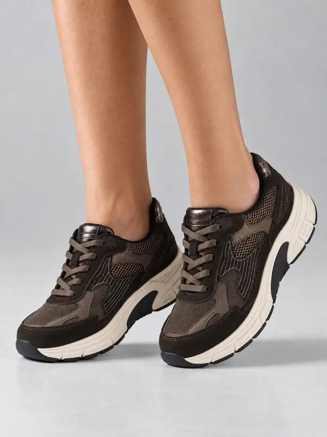 Gabor Sneakers Γυναικείο δέρμα/ύφασμα Καφέ GAB/030602 003-BROWN - 36 2